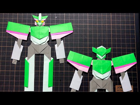 シンカリオンおりがみ E５はやぶさ 新幹線変形ロボ シンカリオンz フルバージョン 折り紙 Shinkalion Z Origami Robot Youtube