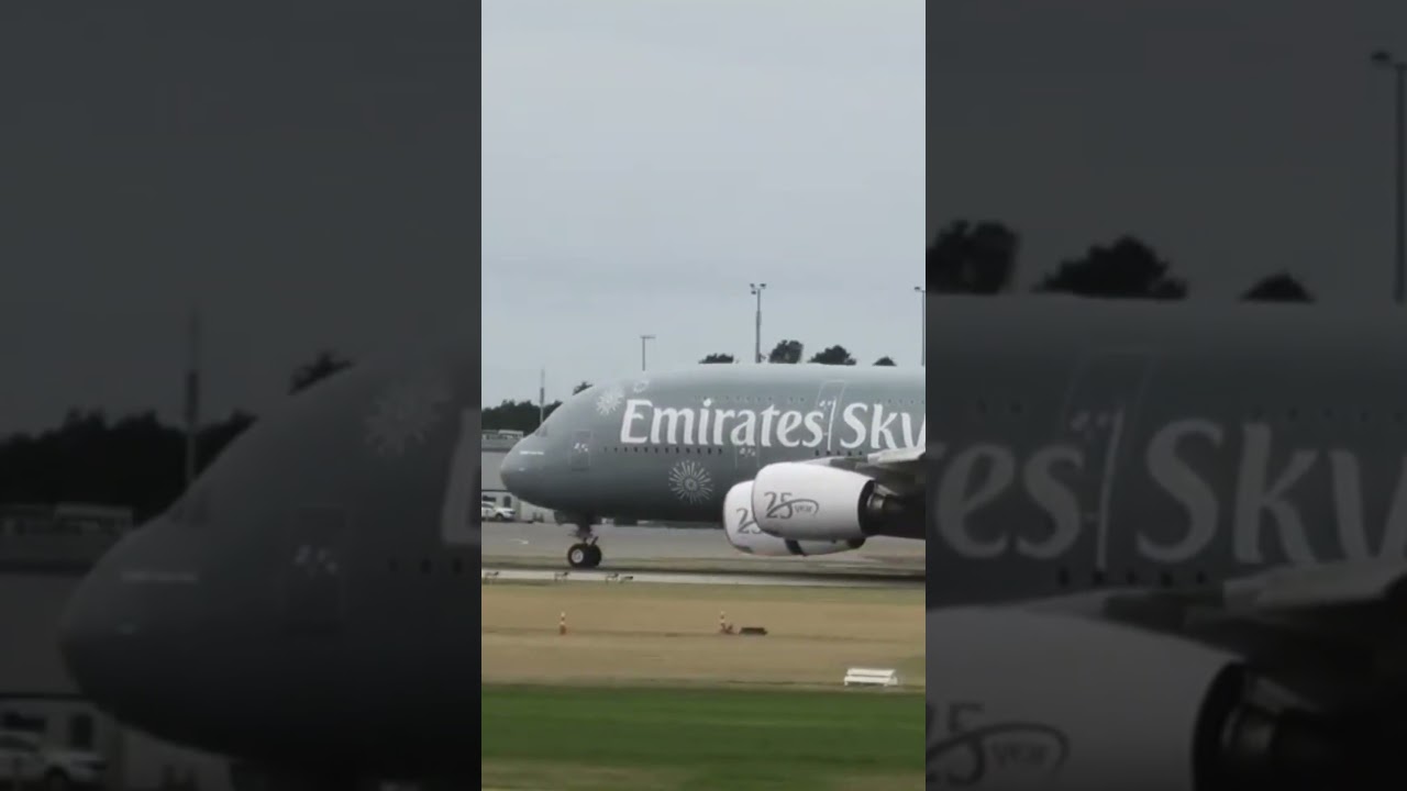 Emirates A380 Skywards 25th Anniversary Livery At CHC