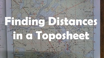 Finding distances in a Toposheet | What is scale | ICSE Geography