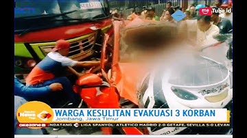 Sopir Ugal-ugalan, Bus Tabrak 5 Kendaraan, 1 Tewas dan 3 Wanita Terjepit - SIP 27/01