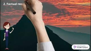 Types of recount text