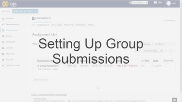 Sakai 11 Group Assignment Submissions