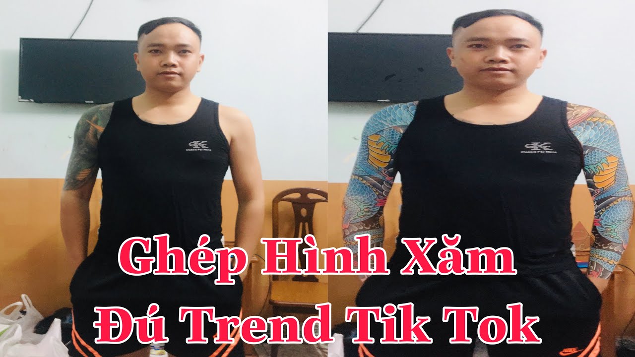 Cách Ghép Hình Xăm Vào Người Đú Trend Hót Tik Tok Bằng Ứng ...