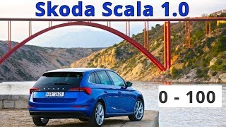 2019 Skoda Scala 1.0 TSI, 0 -100 км/ч - КлаксонТВ