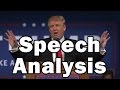 Public speaking analysis of Donald Trump's Inauguration Speech