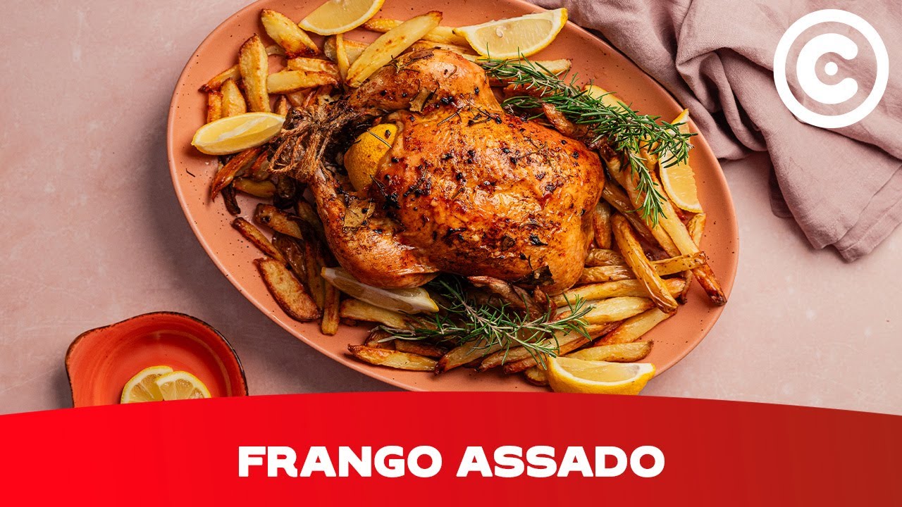 Saboroso Frango Assado no Forno