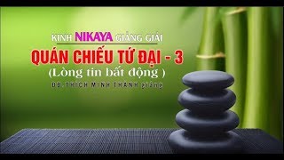 Kinh NIKAYA Giảng Giải  -  Quán Chiếu Tứ Đại 3 -  ĐĐ. Thích Minh Thành