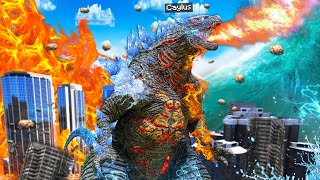 Becoming ELEMENTAL GODZILLA In GTA 5! (Mods)