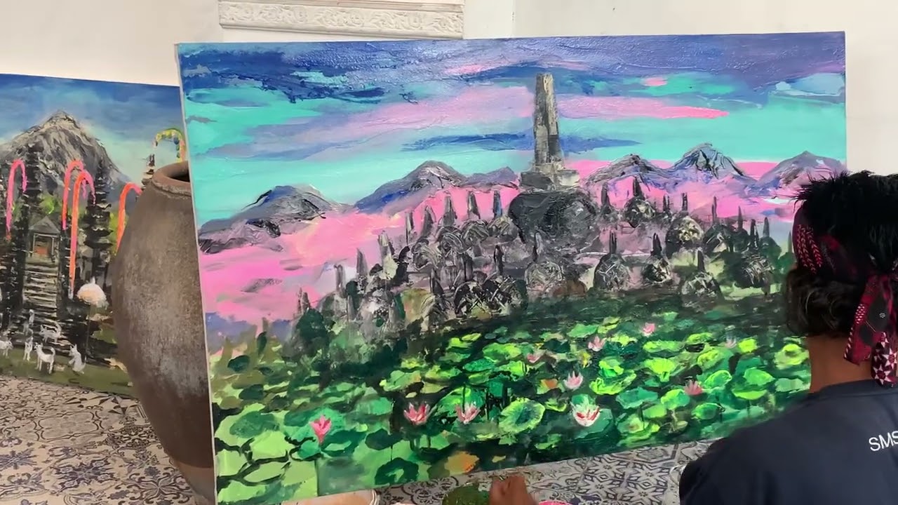 🙏💙👍🌸😍LukisanUntukMrYakobLiu