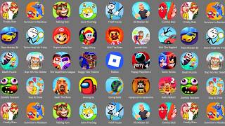 Minecraft,Roblox,poppy playtime,Angry Birds 2,Temple Run 2,stumble guys,hungry shark,hide ball screenshot 2