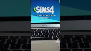 my macbook air is a real one for this #sims #sims4 #thesims #thesims4