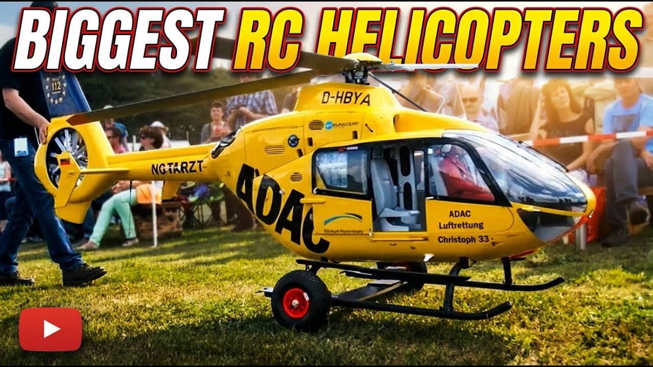 GIANT RC Helicopters That Look Like Real Aircraft