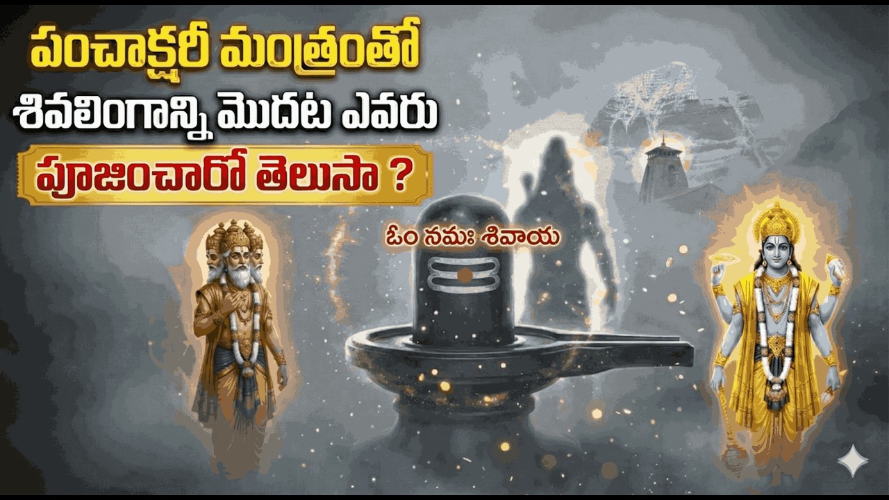 పంచాక్షరీ మంత్రంతో  శివలింగాన్ని మొదట ఎవరు  పూజించారో తెలుసా ?  #panchaksharimantra #shivalingam