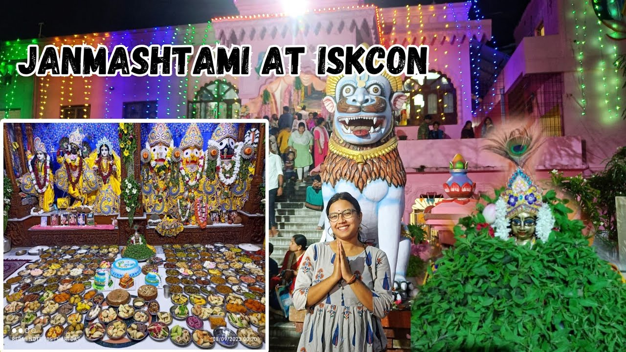 Krishna Janmashtami Celebration at Iskcon l Kirtan l Sambalpur @rojalinmohapatra