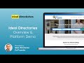 Ideal directories  overview  platform demo  march 31 2021