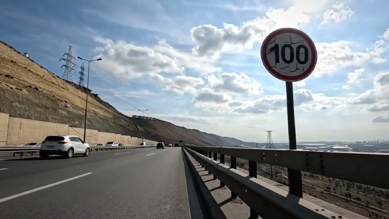 Bakı / İpək Yolu boyunca Şıxov Çimərliyinə ( İçtimai Çimərlik ) velosiped sürmə 🚴 Cycling in Beach 