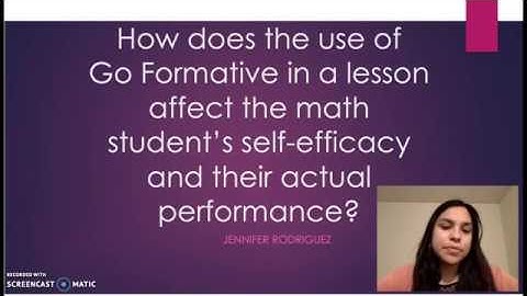 Go Formative and Math Self-Efficacy