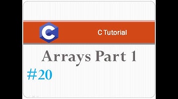 Arrays in C | Part 1