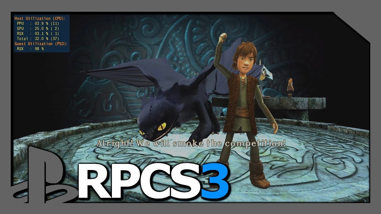PS3 Emulator | RPCS3 v0.0.5 | LLVM-Vulkan | How to Train Your Dragon