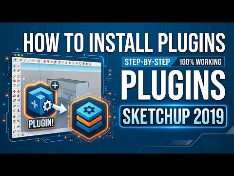 How to install Plugin for sketchup 2019