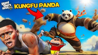 Franklin Found Kung Fu Panda in GTA 5 | SHINCHAN and CHOP