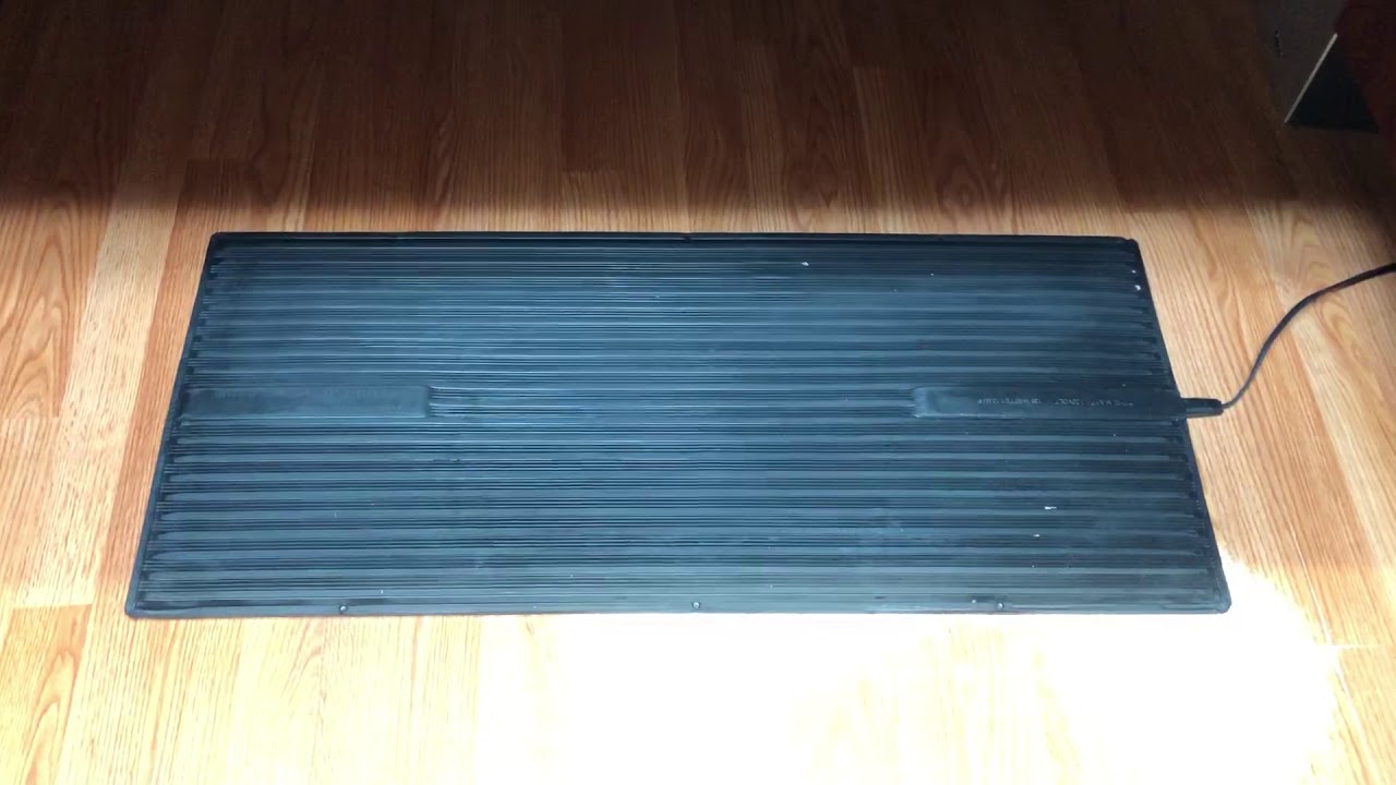 The BEST Desk heated foot pad YouTube