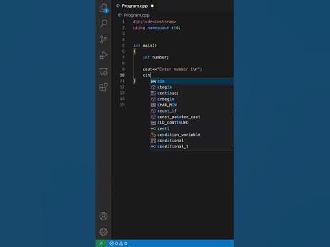 How to take user input in c++ #coding #visualstudio #google #shorts # ...