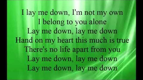 Lay Me Down with lyrics