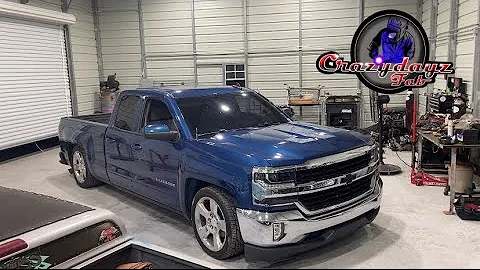 2017 Silverado Monster notch, shock relocation install.