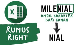 Dasar Excel Rumus Right