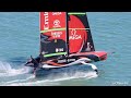 Emirates Team New Zealand AC75 Yacht Te Rehutai First Sail Auckland November 20, 2020.