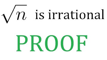 Proof that the square root of ANY integer is irrational (besides perfect squares)