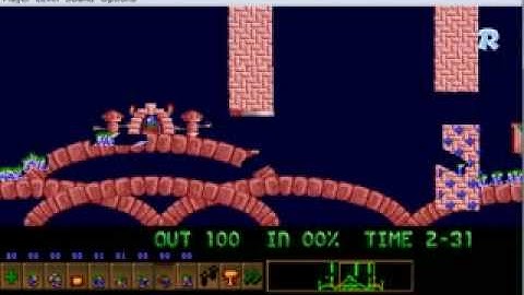 Lemmings my custom level EXTRA 17 Go inside to castle