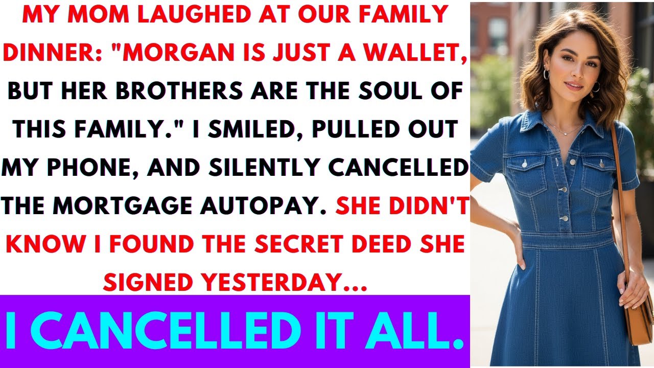 My Mom Called Me "Just An ATM" At Their Anniversary Dinner. I Cancelled Every Transfer Instantly.