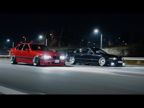 Two Static BMW E36 Street Sharking | 4K