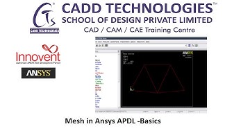 Mesh in Ansys APDL -Basics