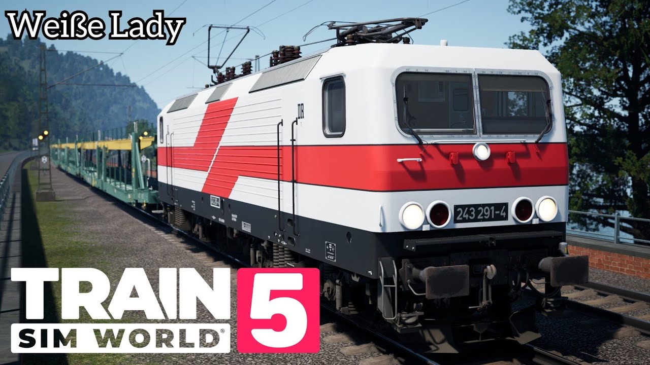 Weiße Lady am Rhein! BR143 + Autozug | TSW5 | Zeitraffer