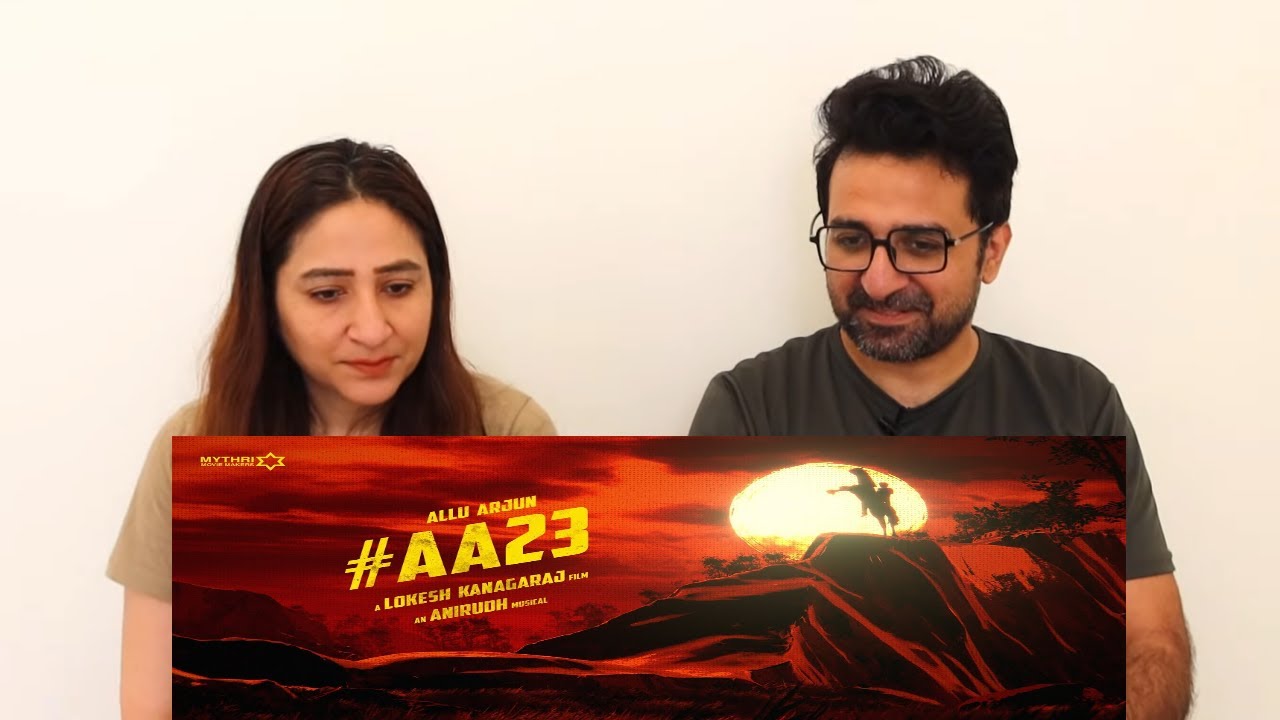 Pak Reacts AA 23 Announcement Video | Icon Star Allu Arjun | Lokesh Kanagaraj | Anirudh | MMM