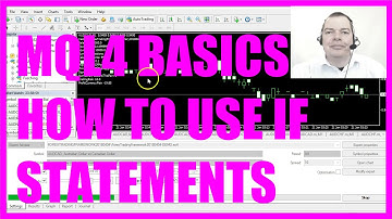 MQL4 TUTORIAL BASICS - 6 SIMPLE IF STATEMENT