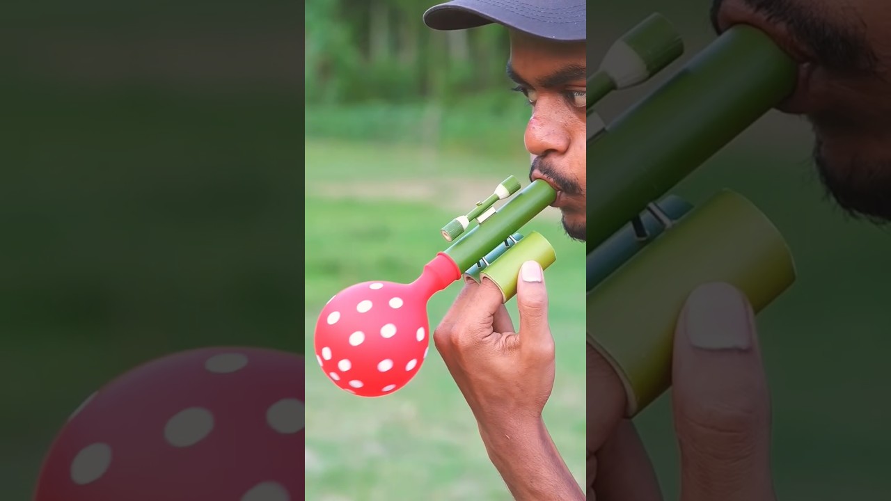 DIY Bamboo Balloon Slingshot | Eco-Friendly FunToy