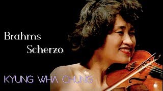 Kyung Wha Chung plays Brahms Scherzo (from F.A.E Sonata)