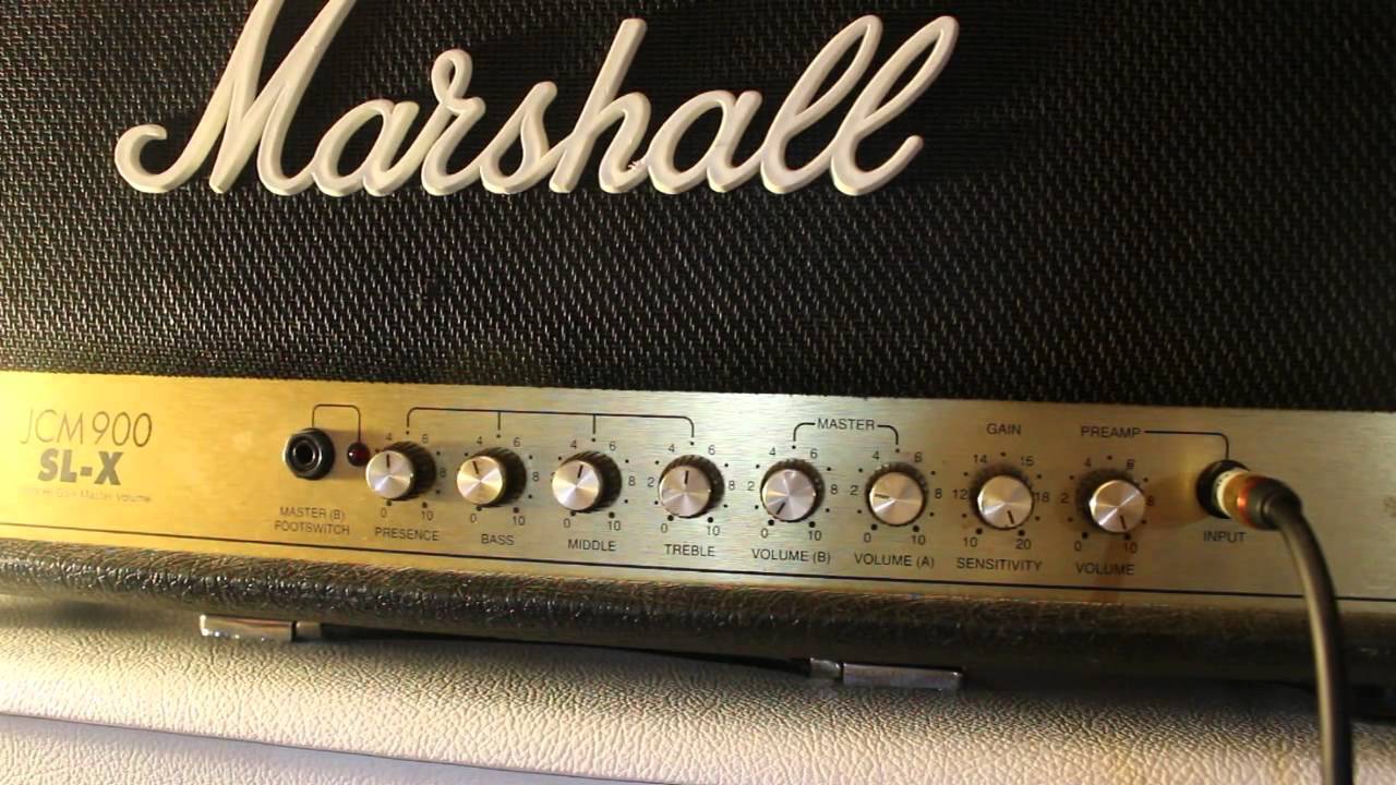 Marshall JCM900 SL-X demo