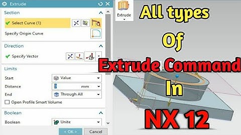 Extrude Command in NX