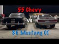 The 55 vs Molly’s Mustang HOODRAT ACTIVITIES.