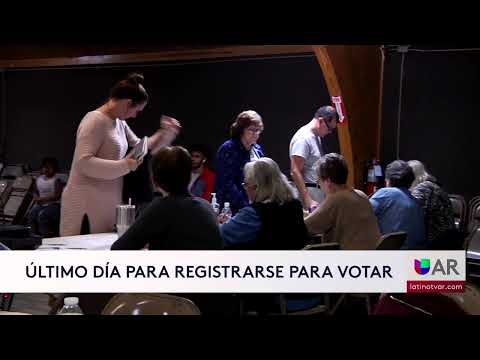 Último Día para Registrarse para Votar