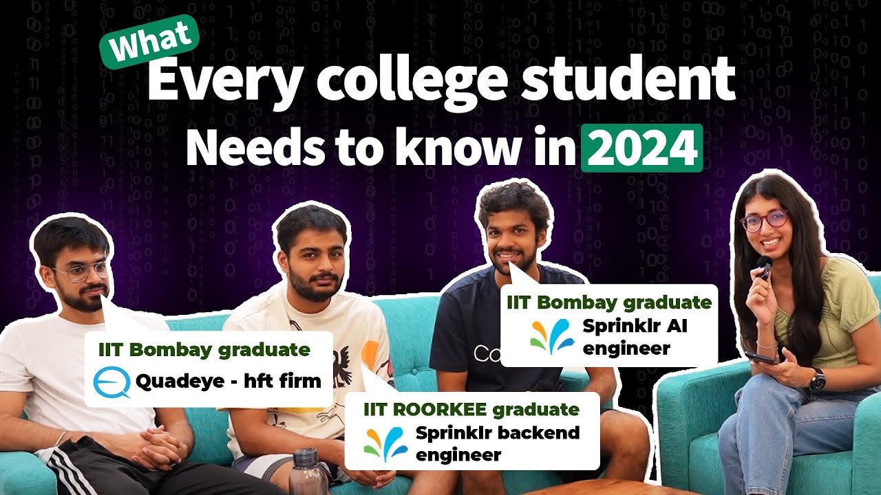 IIT Grads reveal TOP PLACEMENT SECRETS 🤯 | Advice, Get Job in 2024, Salary, Roadmap, Life at IIT