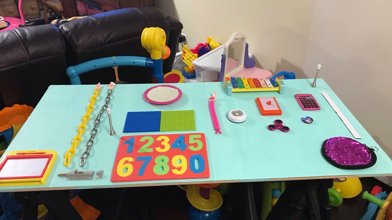 DIY AUTISM SENSORY BOARD!!! YouTube