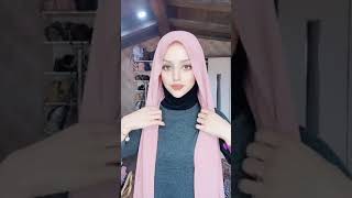 طريقة لف الحجاب 👍💜
