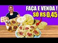 Fiz 60 Mini Pizzas com Apenas 1 QUILO de Trigo FAÇA e VENDA MUITO ! Passo a Passo COMPLETO !