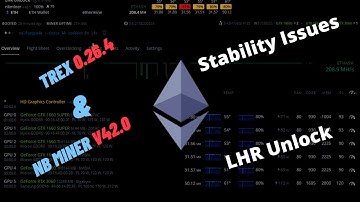 Ethereum Mining | TRex 0.26.4 & NB Miner v42 | Performance & Stability Issue